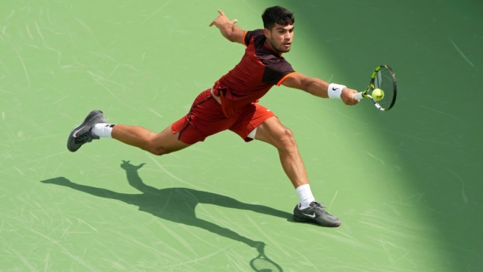 Spain's Carlos Alcaraz apologized on Saturday on social media for a racquet-smashing moment of anger in a loss to Gael Monfils at the ATP Cincinnati Open which he later called the worst defeat of his career