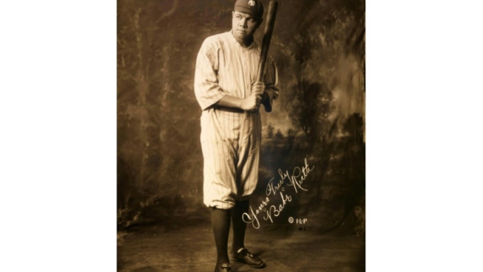 The Bambino -- one of Ruth's monikers -- wore the record-breaking jersey during a historic game against the Chicago Cubs 