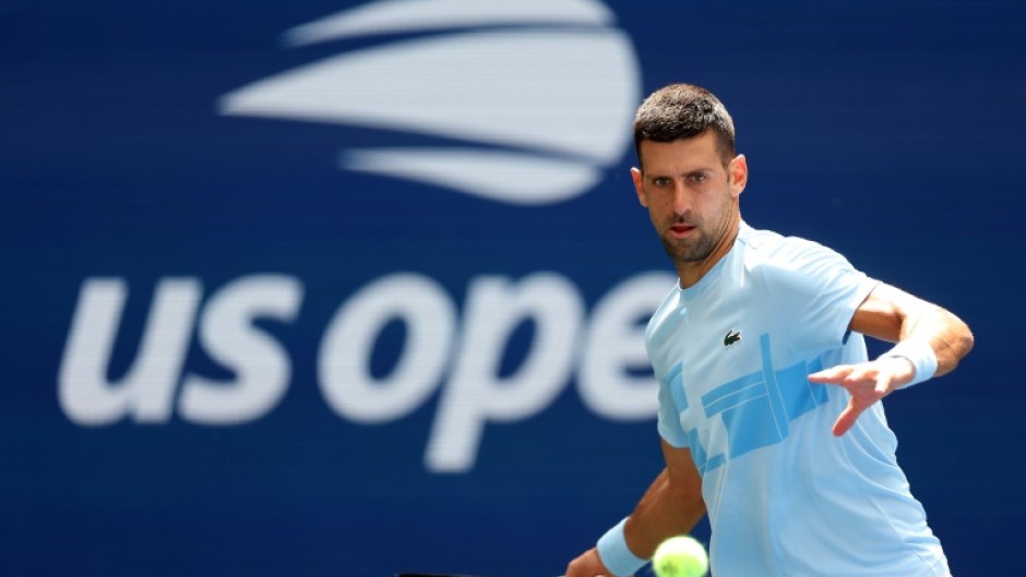 Still hungry: Defending champion Novak Djokovic launches his bid for a 25th Grand Slam title at the US Open on Monday