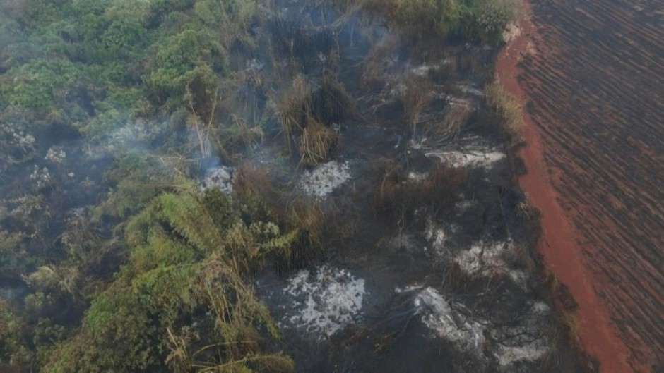 Wildfires rage in parched southeast Brazil