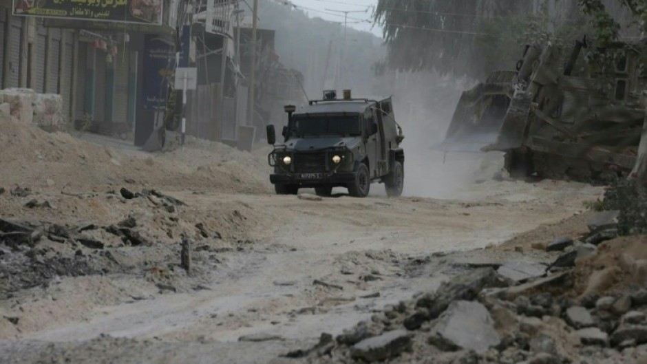 Israeli military operates in Nur Shams camp in the occupied West Bank