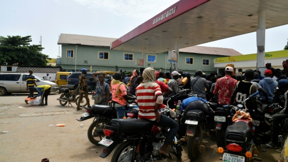 Although a major oil producer, Nigeria often struggles with fuel shortages that cause long lines at petrol stations