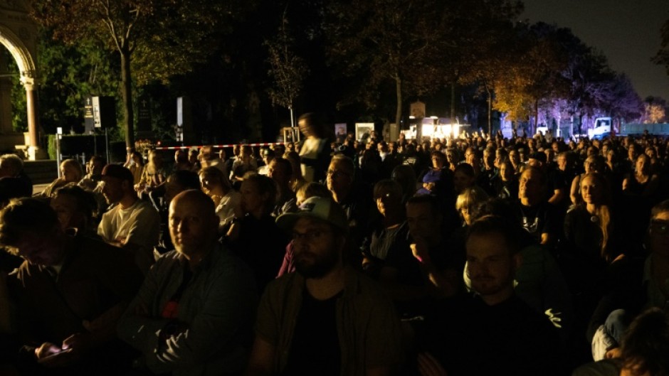 Revellers turned out to celebrate the 150th anniversary of Vienna's Central Cemetery with a concert