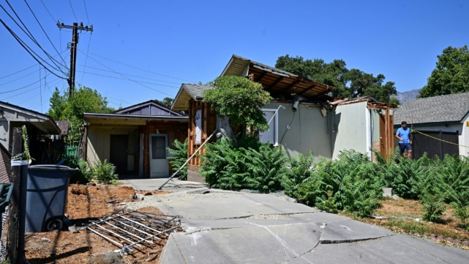 A one-bedroom, one-bath bungalow is up for sale for almost half-a-million US dollars in Monrovia, California after it was crushed by a giant pine tree