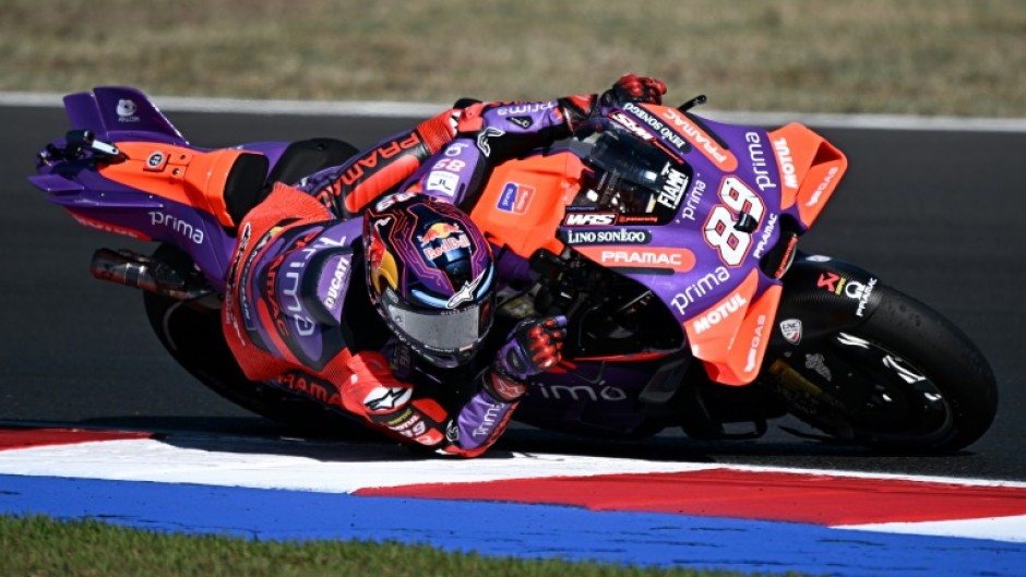 Jorge Martin won Saturday's sprint race at the San Marino MototGP