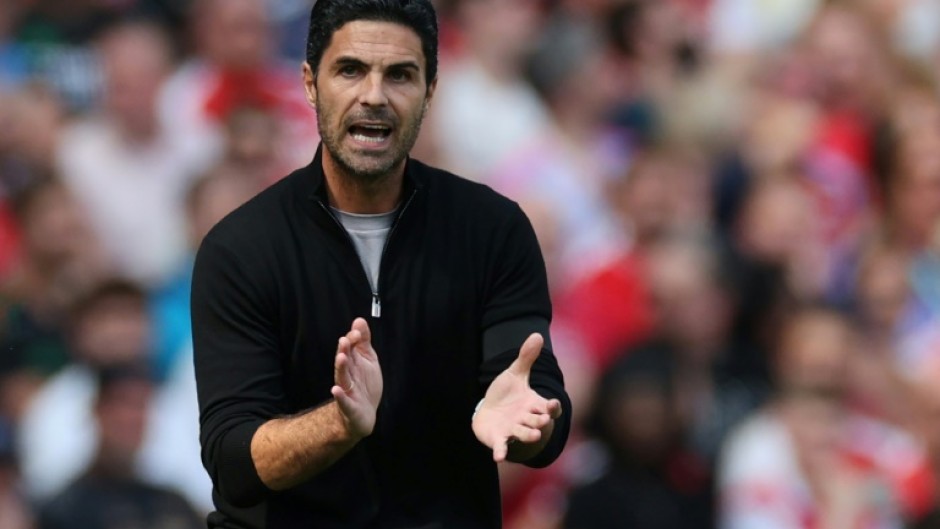 Arsenal's Spanish manager Mikel Arteta