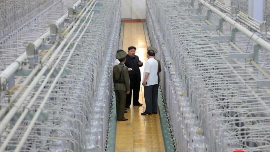 North Korea has never publicly disclosed details of its uranium enrichment facility