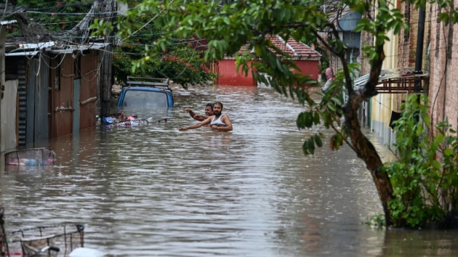 Large swathes of eastern and central Nepal have been inundated since Friday with flash floods reported in several rivers and extensive damage to the country's highways