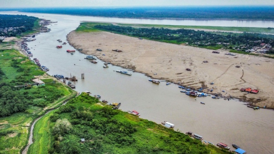 The Amazon River in Leticia, Colombia 