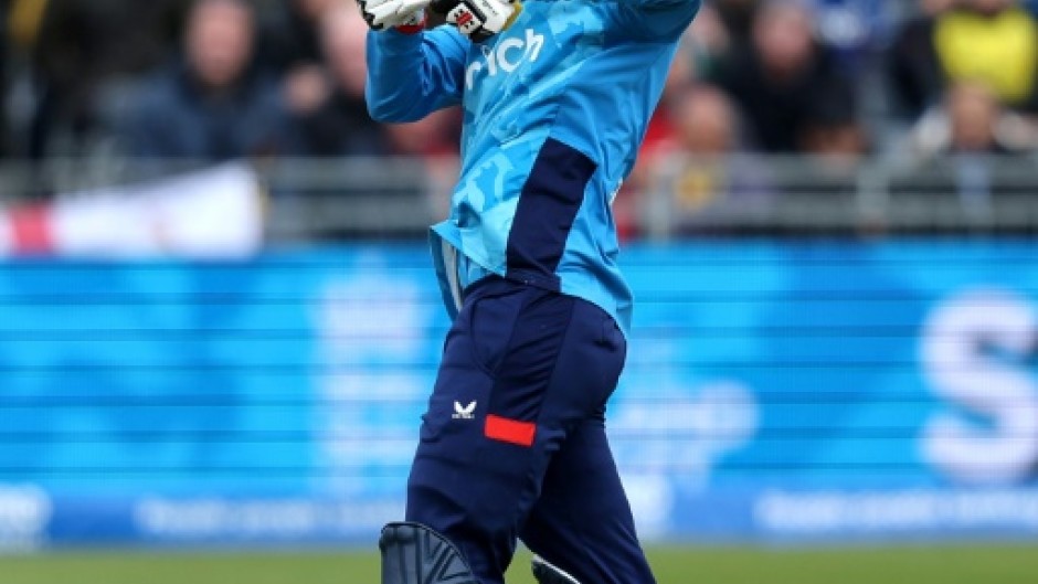 In the runs again: England captain Harry Brook on his way to 72 during the 5th ODI against Australia at Bristol