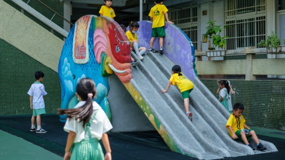 The origin of the elephant slide remains unclear but some believe it was inspired by Taiwan's beloved Asian elephant Lin Wang, who died in 2003 at the age of 86