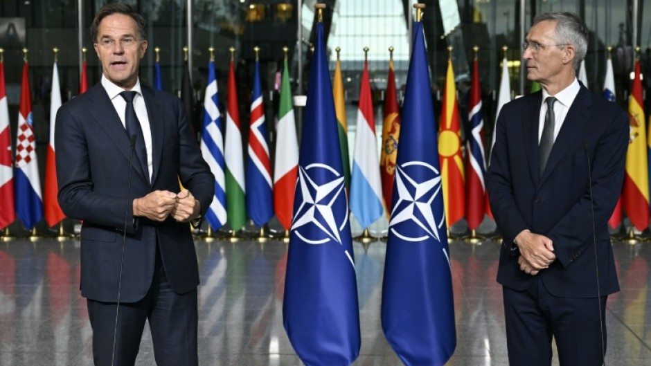 Former Dutch prime minister Mark Rutte took over as NATO's new secretary general