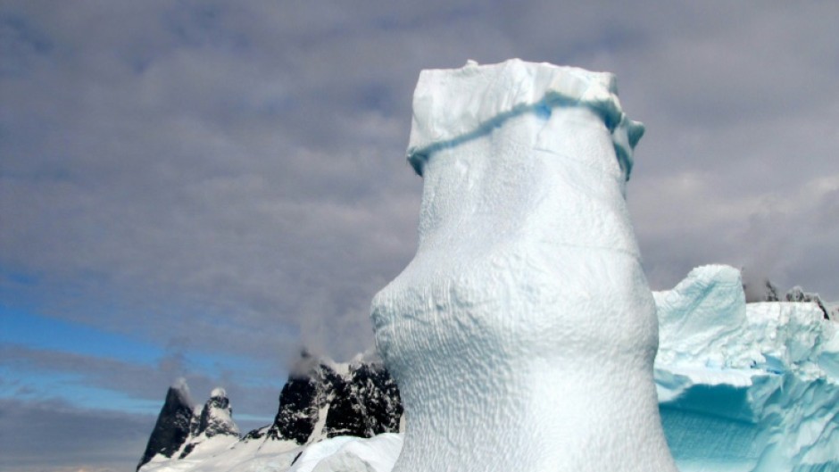 Antarctica (pictured) is located around 1,700 kilometres (1,056 miles) from Australia's Heard Island and McDonald Island