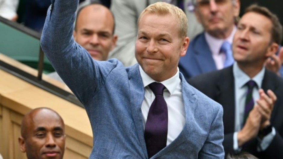 Chris Hoy at Wimbledon this year