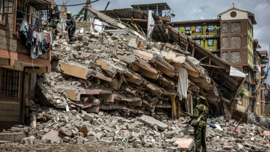 Cases of buildings collapsing in Nairobi are not uncommon 