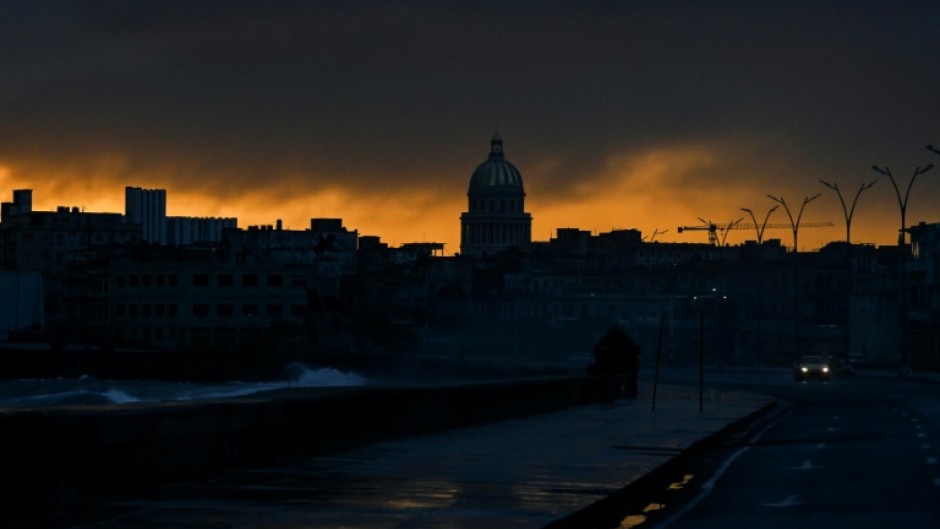 Havana is plunged into darkness after Cuba's power grid breaks down