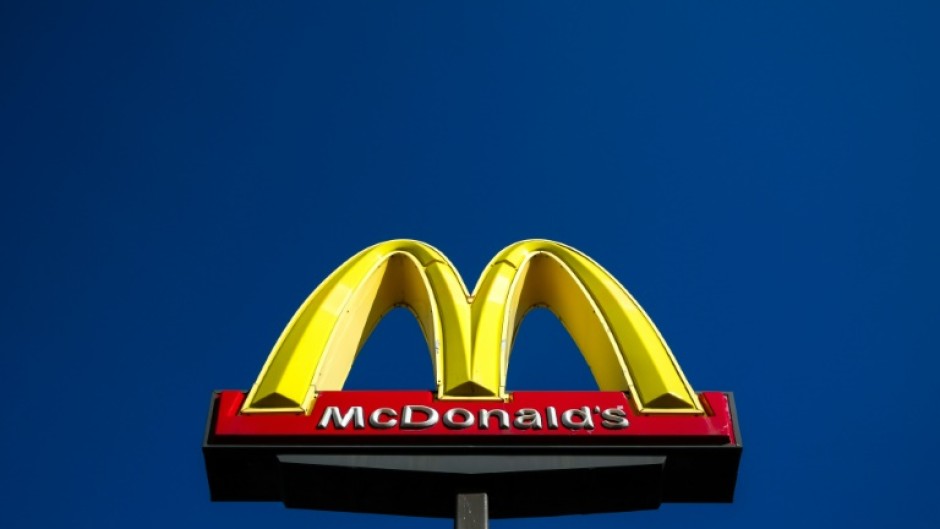 The McDonald's logo is pictured in front of a store in Dearborn, Michigan