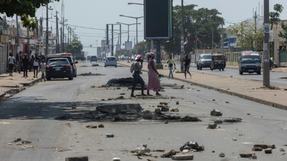 Mozambique's capital Maputo awoke to wreckage after protests against disputed elections