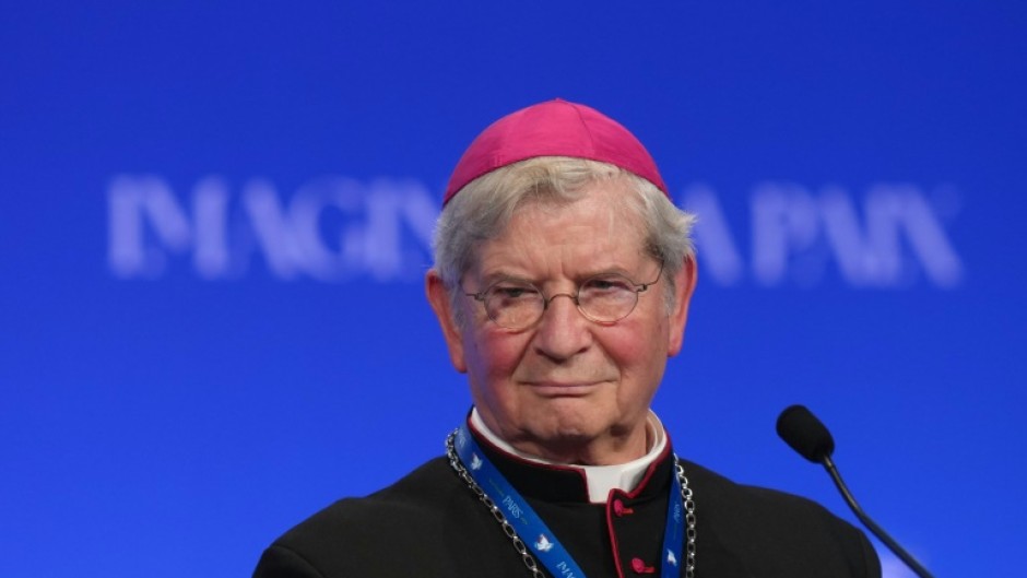 Paris Archbishop Laurent Ulrich said President Emmanuel Macron would speak inside the cathedral