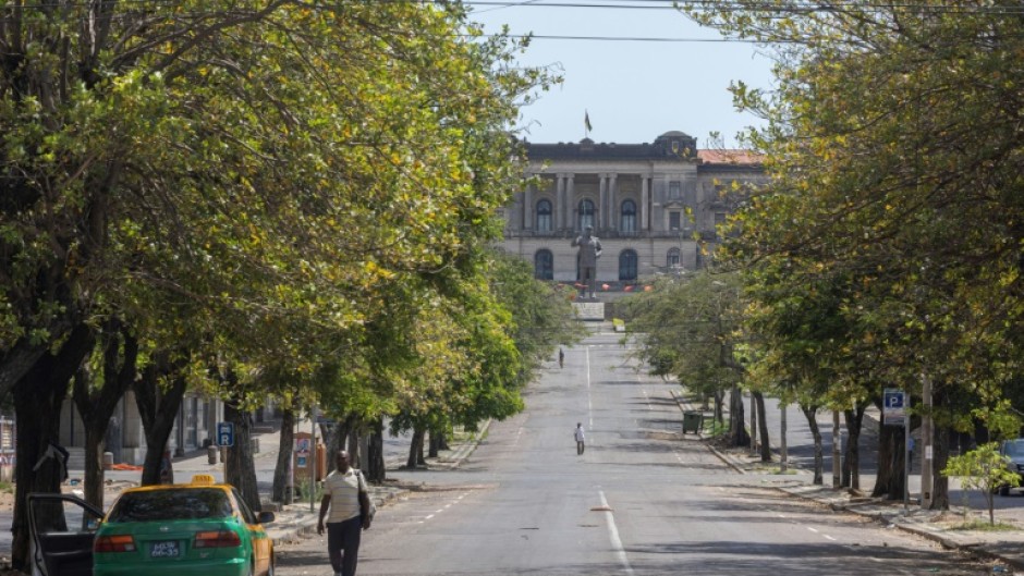 Mozambique's capital was like a ghost town Thursday as an opposition leader called for a nationwide strike over a disputed presidential election