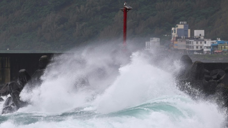 Super Typhoon Kong-rey was one of the biggest storms to hit Taiwan in decades