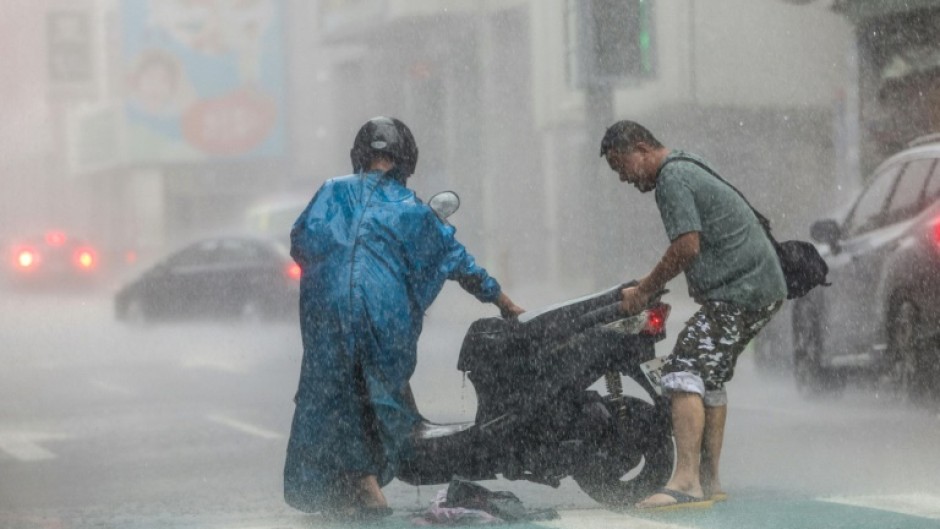 Forecasters have warned of 'destructive' winds from Kong-rey