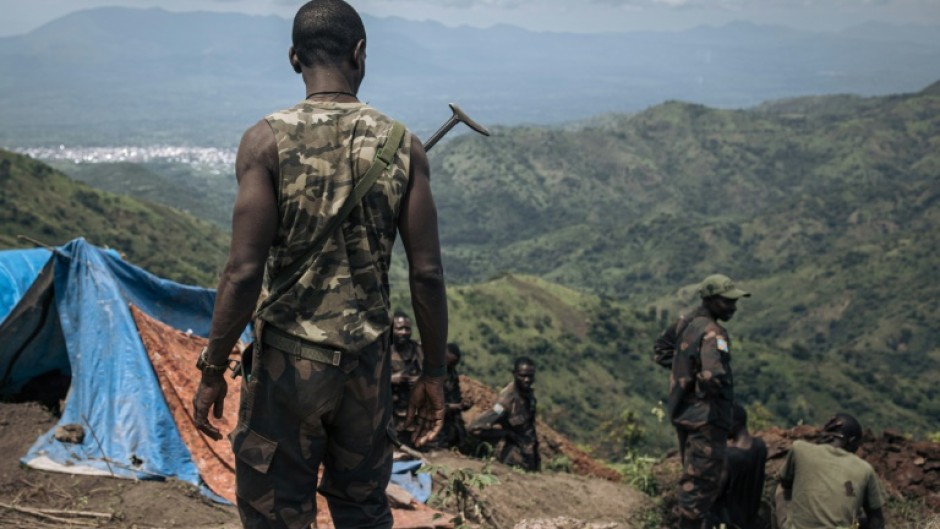 The Democratic Republic of Congo's army is locked in conflict with the Rwanda-backed M23 militia 