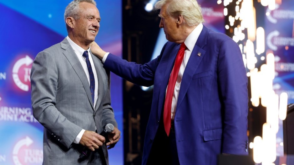 Robert F. Kennedy Jr and President-elect Donald Trump, campaigning in Georgia in October