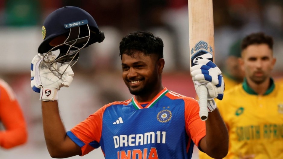 India's Sanju Samson hit ten sixes