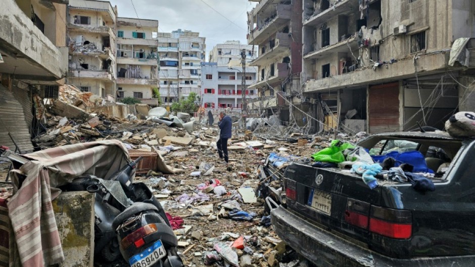 Extensive bombardment has devastated the southern suburbs of Beirut, Hezbollah's main bastion