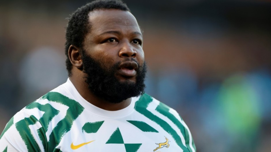 Taking a break: South Africa prop Ox Nche has been left out of the team to play Wales in Cardiff