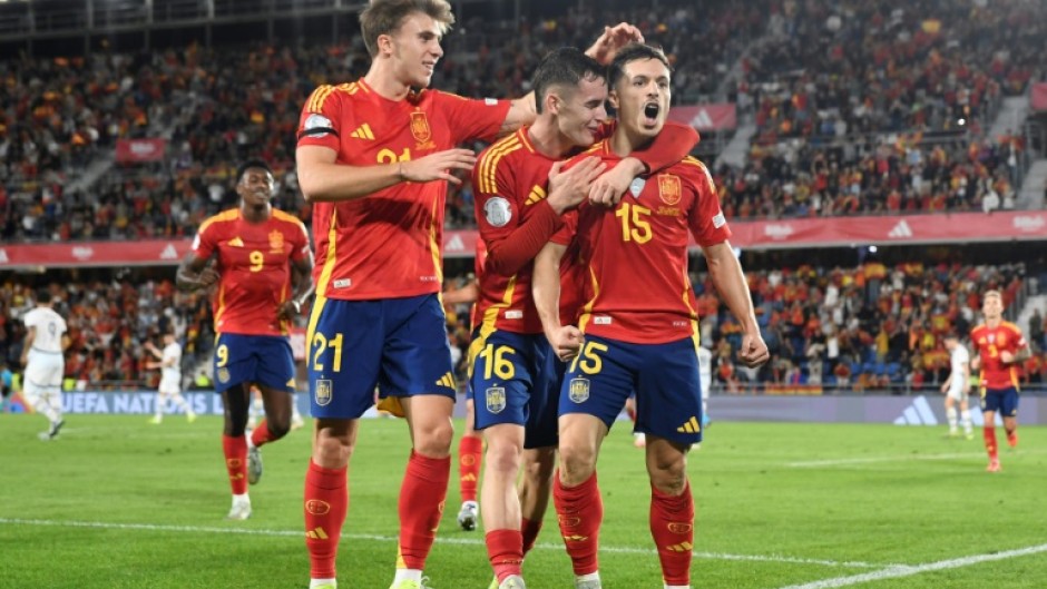 Spain finished unbeaten and top of Group A4 after winning five of six matches