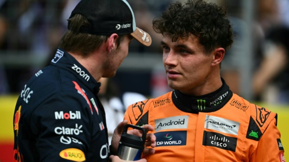 Lando Norris (R) said newly-crowned Formula One champion Max Verstappen deserved the title as he had not put a foot wrong