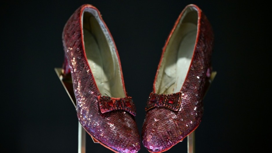 Judy Garland's ruby slippers from 'The Wizard of Oz' could fetch $3 million at auction next month