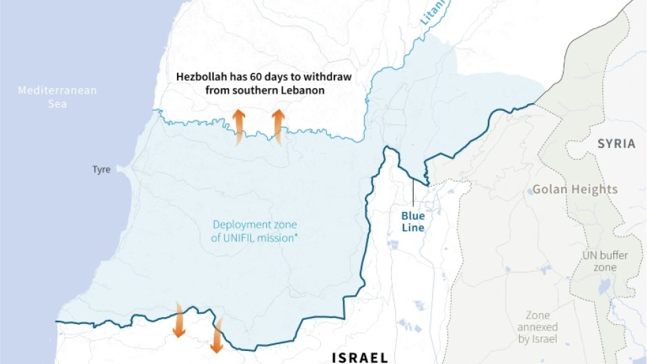 Lebanon: ceasefire betweeen Israel and Hezbollah