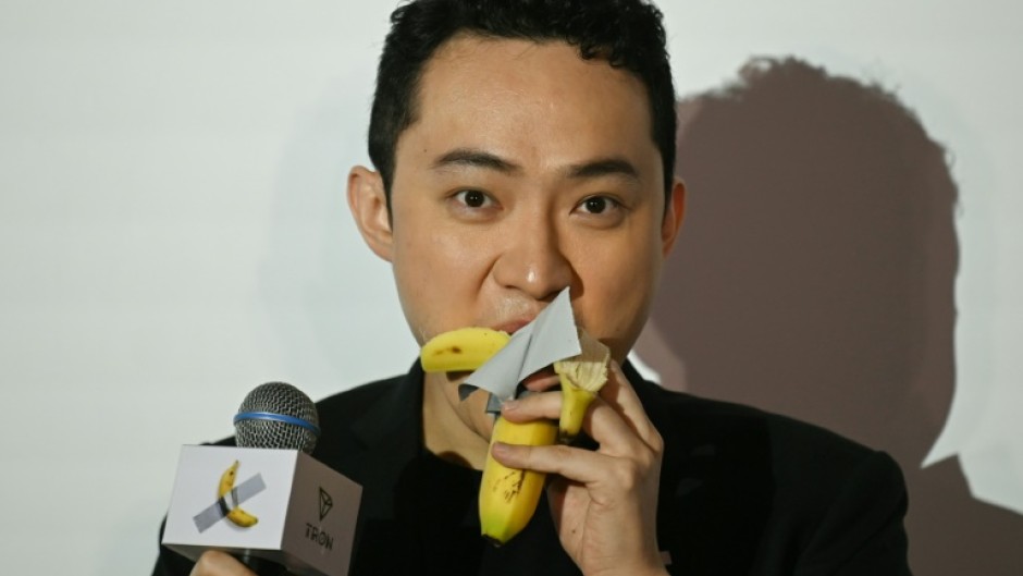 Crypto entrepreneur Justin Sun on Friday fulfilled a promise he made after spending $6.2 million on an artwork featuring a banana duct-taped to a wall -- by eating the fruit