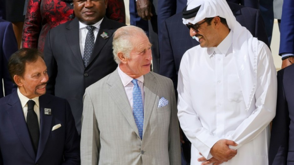 The emir last met Britain's head of state King Charles III at the COP28 climate change summit in December 2023