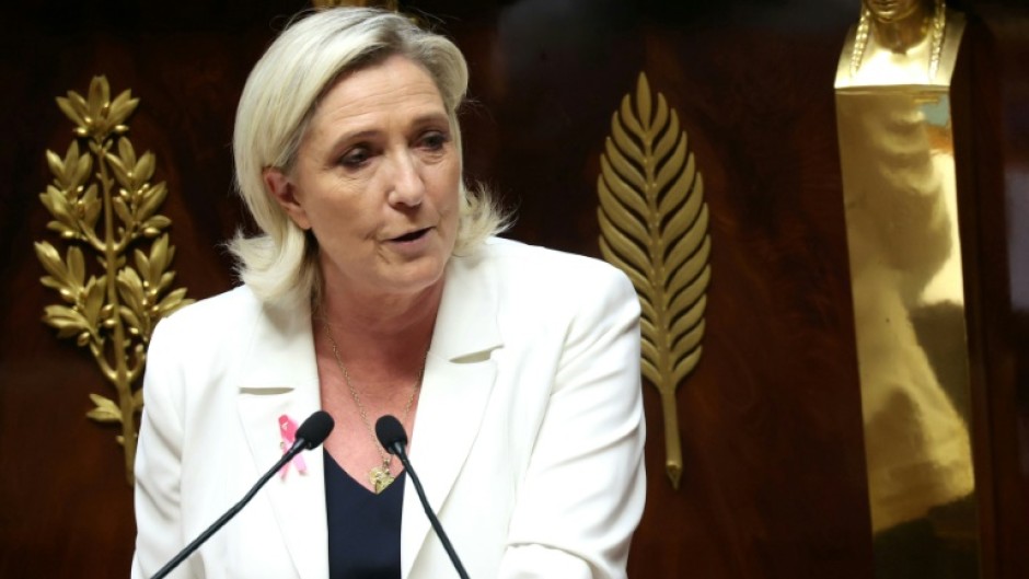 Le Pen holds they key to the government's survival in parliament