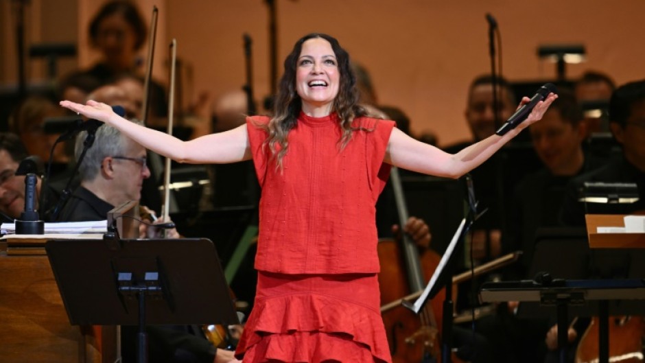 Mexican singer-songwriter Natalia Lafourcade performs at Carnegie Hall in October 2024