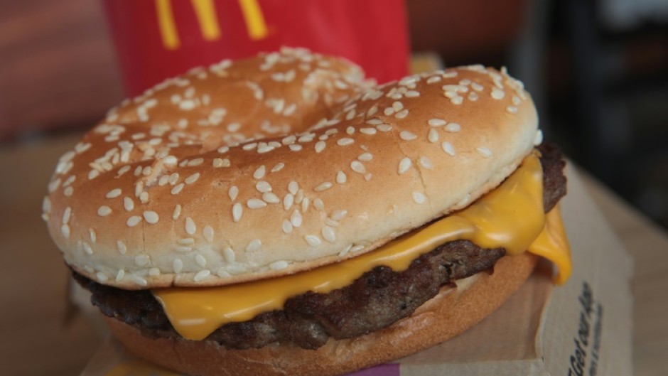 After the watershed: A McDonald's burger