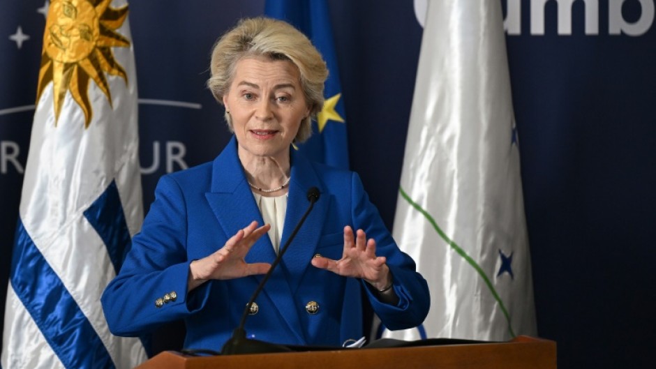 Von der Leyen sought to calm EU farmers' fears, and insisted the deal would uphold climate change goals