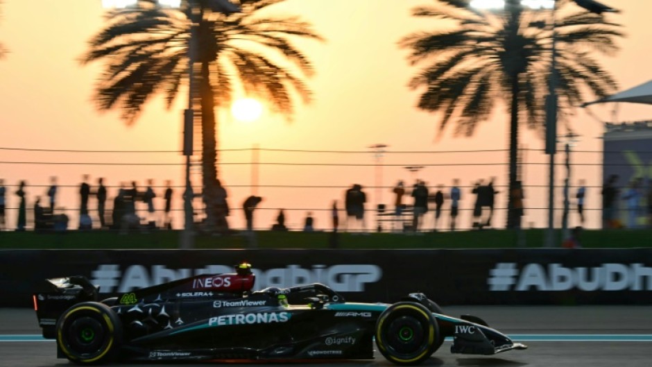 The sun sets on Lewis Hamilton's glittering 12-year spell with Mercedes in Abu Dhabi this weekend 