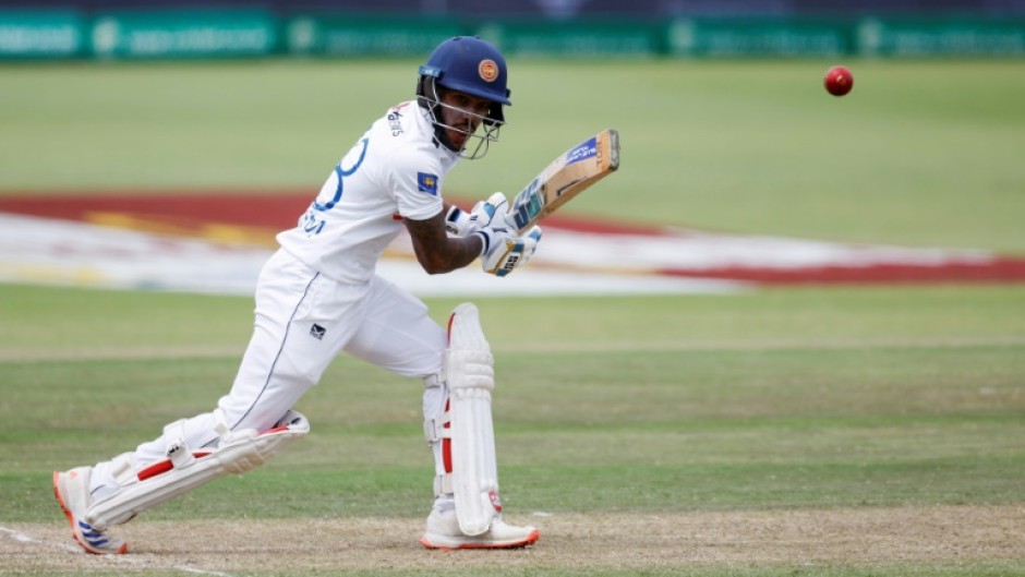 Sri Lanka's Pathum Nissanka on the attack against South Africa