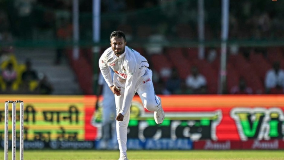 Bangladesh's Shakib Al Hasan has been banned from bowling in ECB competitions