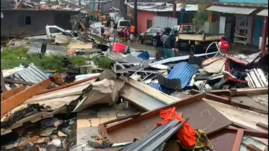 At least 14 killed and homes destroyed in Mayotte following Cyclone Chido