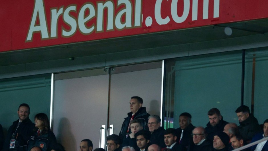 Football fan: British Prime Minister Keir Starmer is a longstanding Arsenal supporter