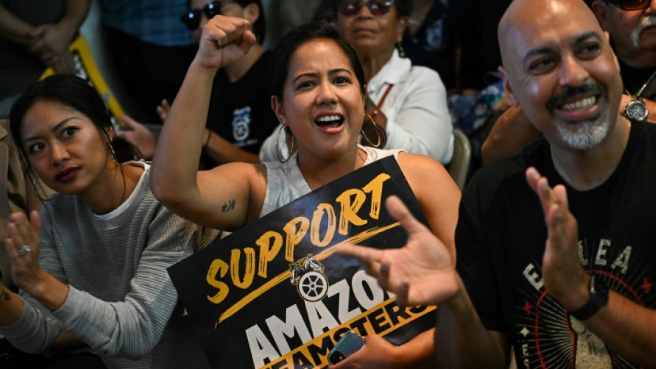 Workers at several Amazon facilities from southern California to New York are picketing