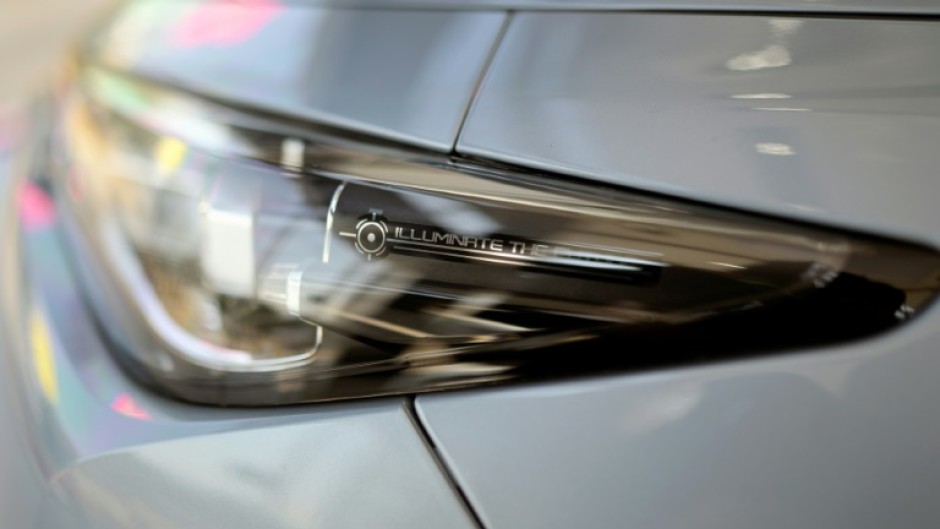 A Deepal electric SUV at a dealership in Mexico 