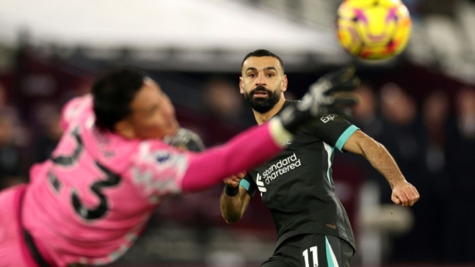 Mohamed Salah leads the Premier League in both goals and assists