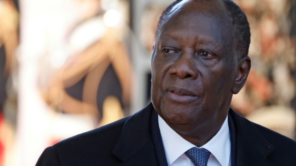 Ivory Coast's President Alassane Ouattara said French forces would withdraw from the West African nation in January